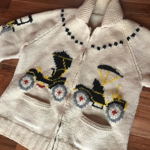 Men's Cowichan Sweater Sz M - Picture 1 of 6